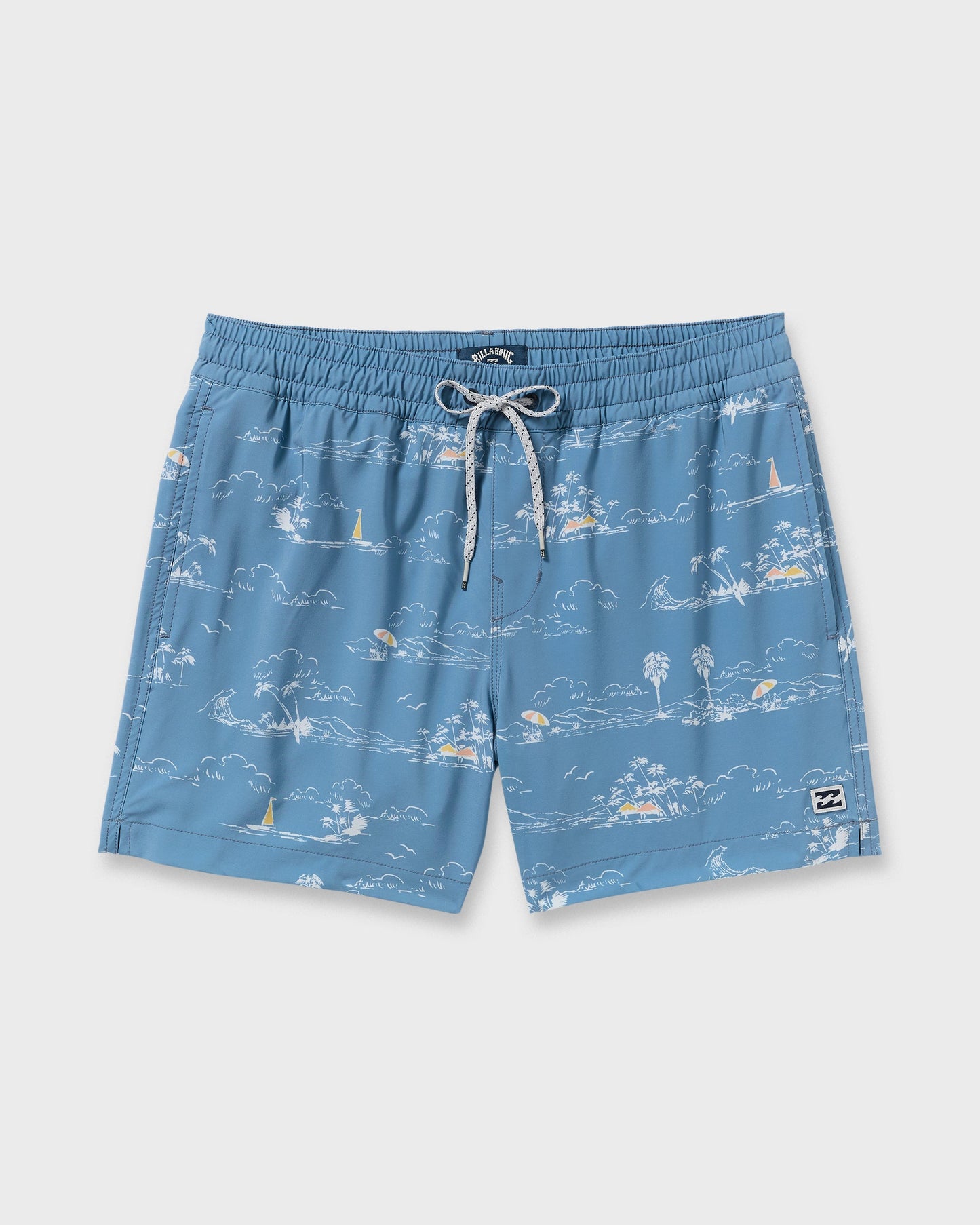 Lineup Laybacks 16" Trunks - Steel Blue