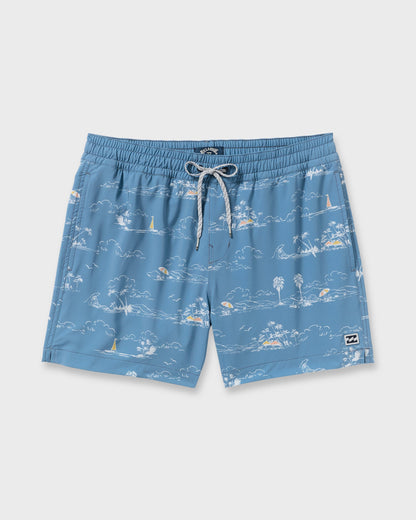 Lineup Laybacks 16" Trunks - Steel Blue