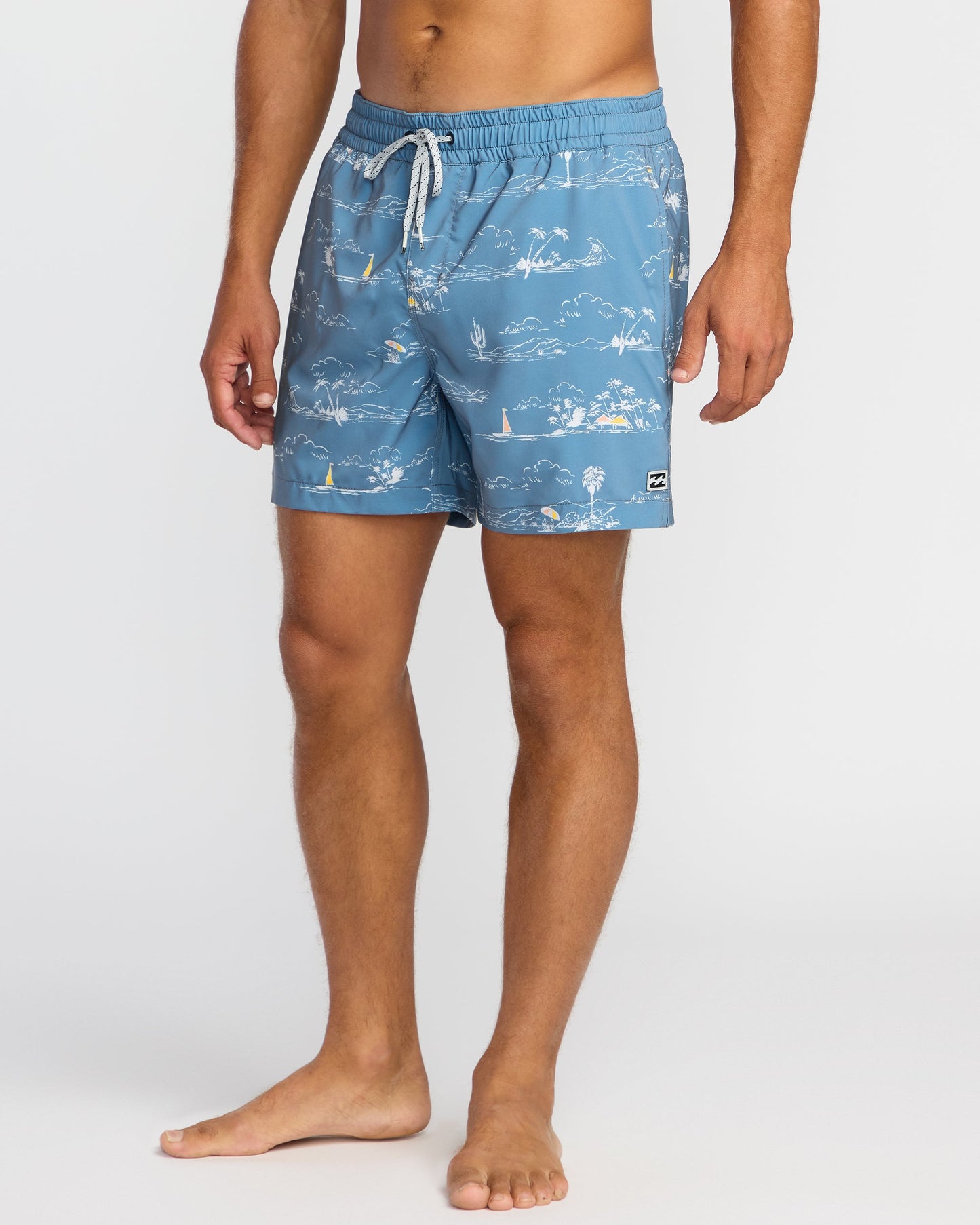 Lineup Laybacks 16" Trunks - Steel Blue