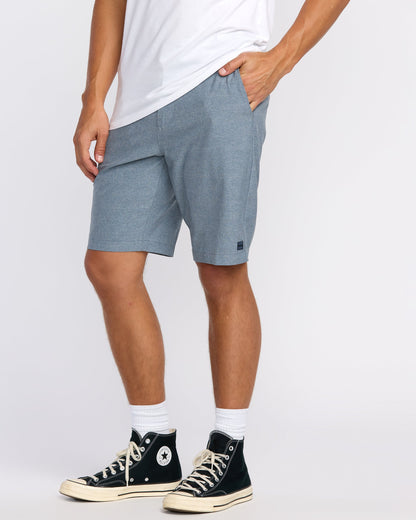 Crossfire Submersible 21" Hybrid Shorts - Slate Blue