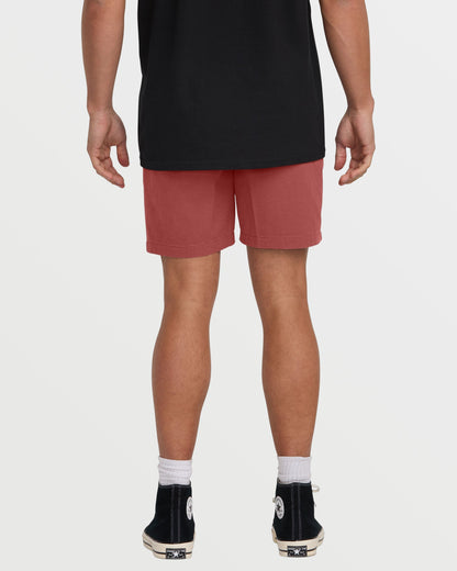 Crossfire Wave Wash Submersible 18" Hybrid Shorts - Dusty Red