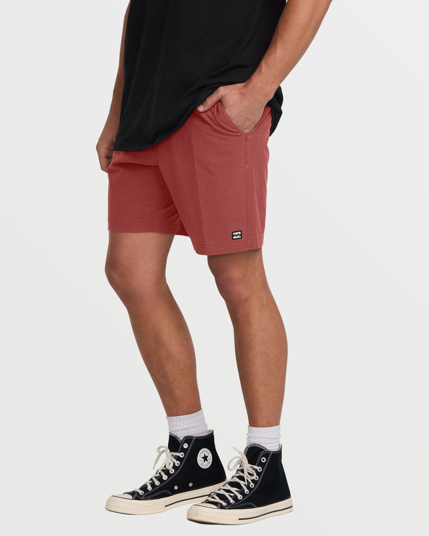 Crossfire Wave Wash Submersible 18" Hybrid Shorts - Dusty Red