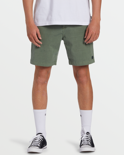 Crossfire Wave Wash Submersible 18" Hybrid Shorts - Sage