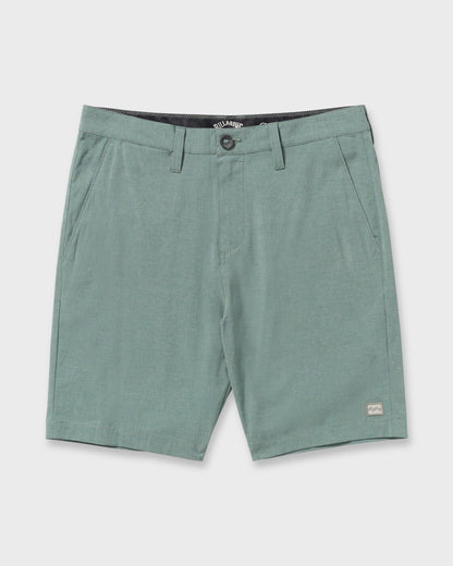 Crossfire Submersible 19" Hybrid Shorts - Green Ash