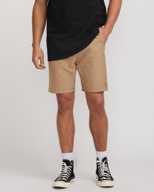 Crossfire Submersible 19" Hybrid Shorts - Tobacco
