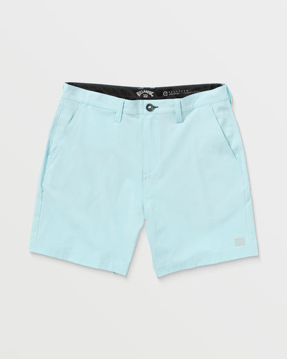 Crossfire Submersible 17" Hybrid Shorts - Dusty Blue