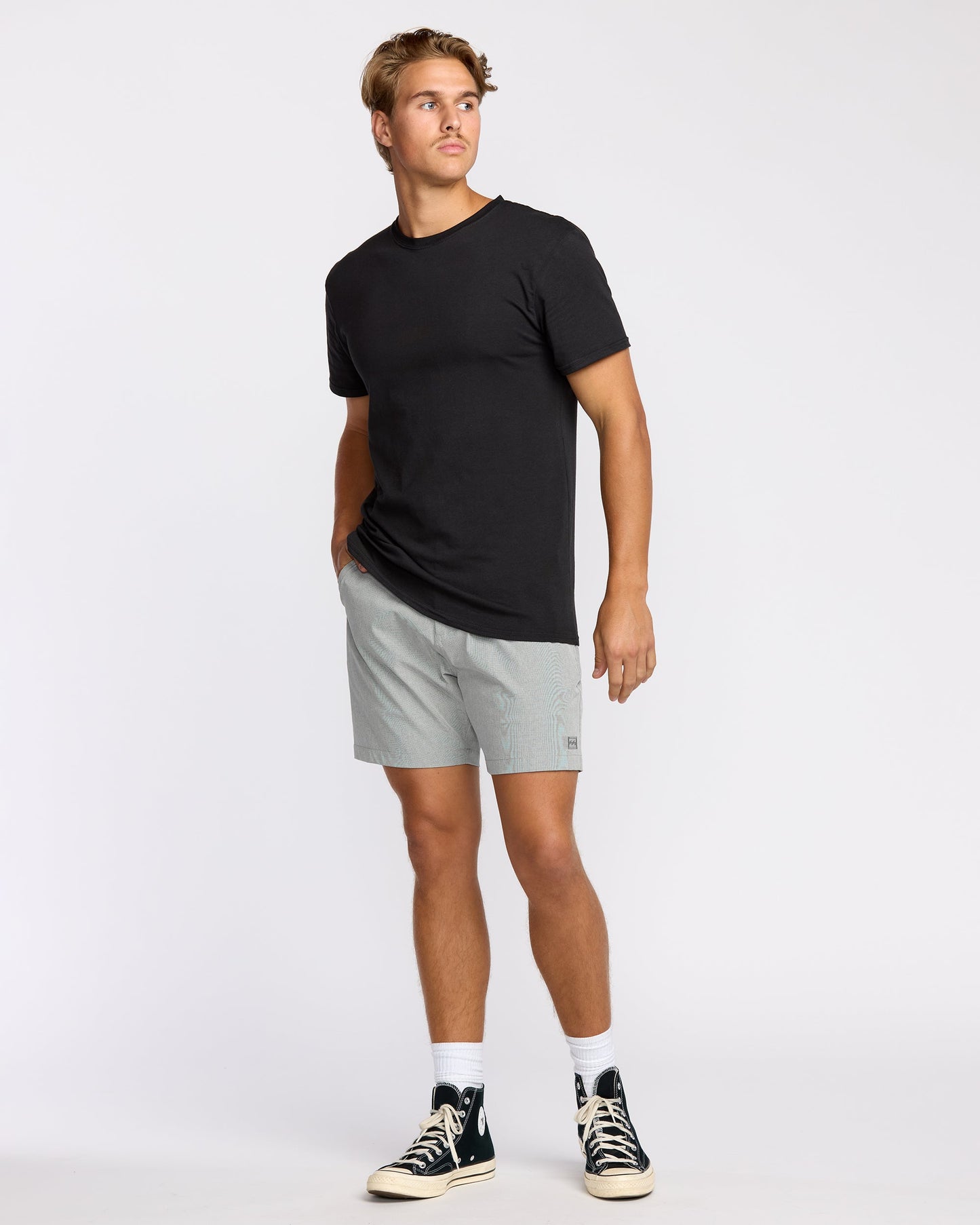 Crossfire Submersible 17" Hybrid Shorts - Green Ash