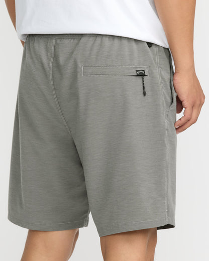 Surftrek Transit Elastic 17" Hybrid Shorts - Pewter