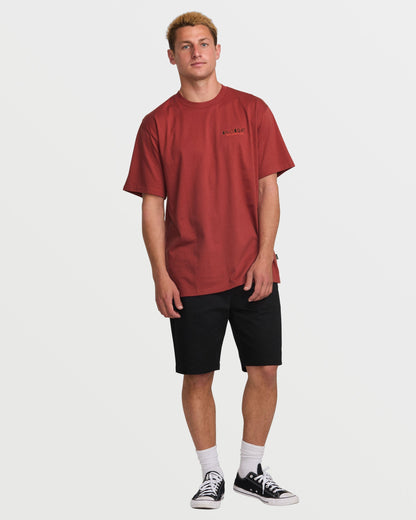 Twin Peaks Regular Tee - Dusty Red