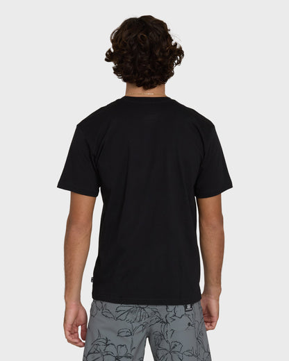 Kahili Hawaii Regular Short Sleeve Tee - Black