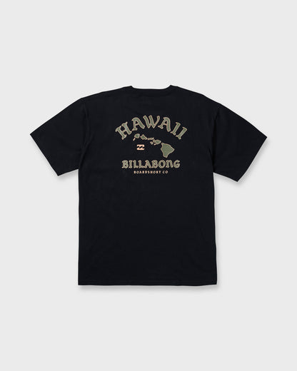 Island Chain Hawaii Regular Tee - Black
