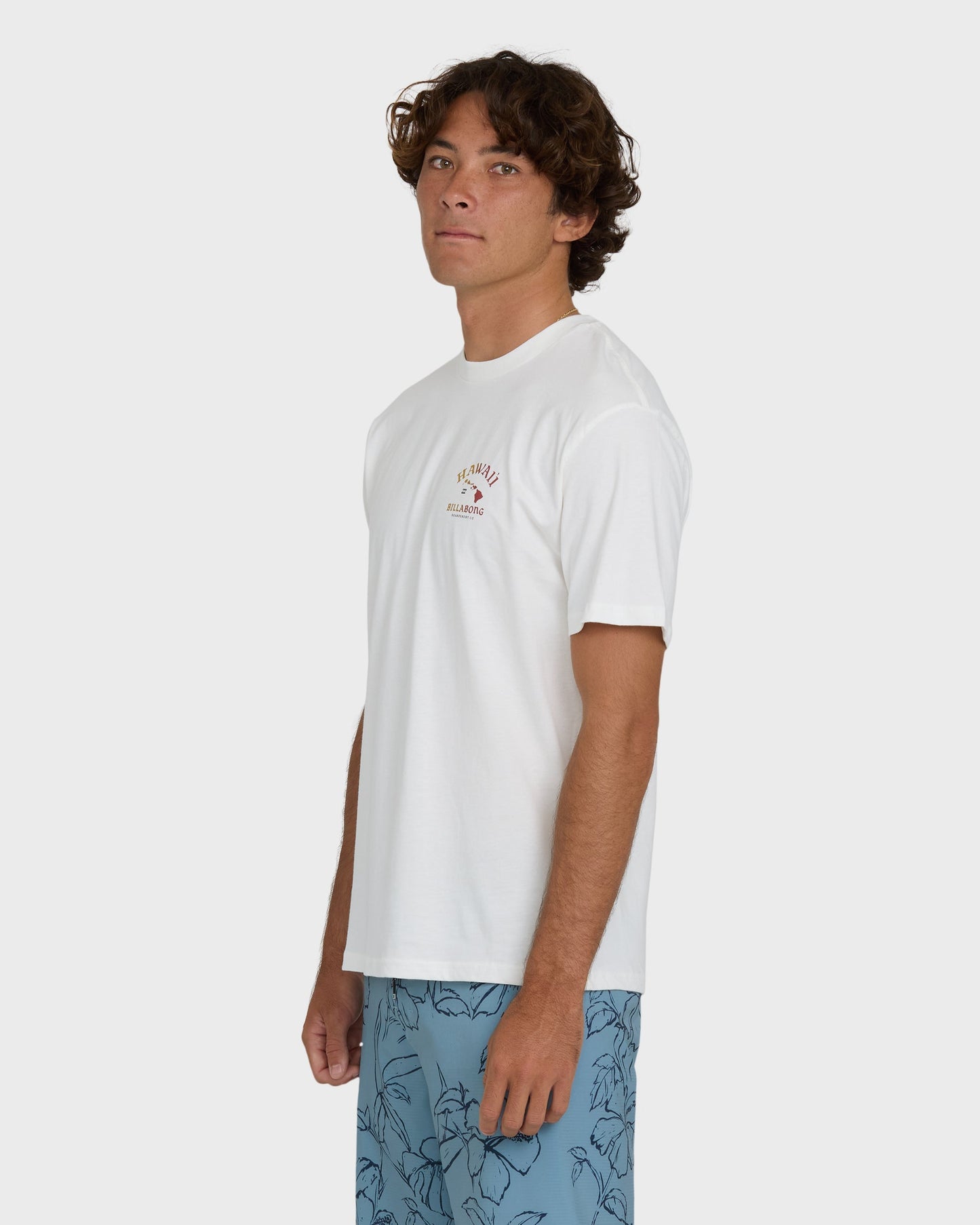Island Chain Hawaii Regular Short Sleeve Tee - Off White