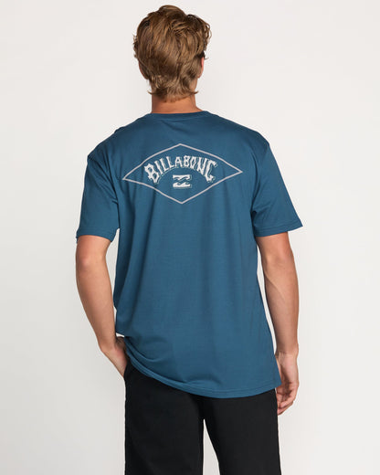 Diamond Arch Premium Tee - Deep Blue