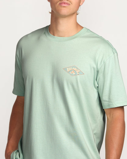 Diamond Arch Premium Tee - Seafoam