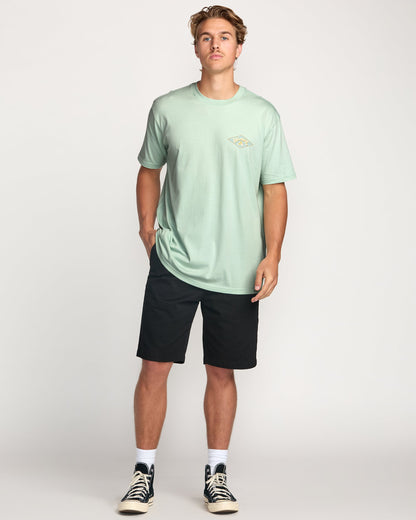 Diamond Arch Premium Tee - Seafoam