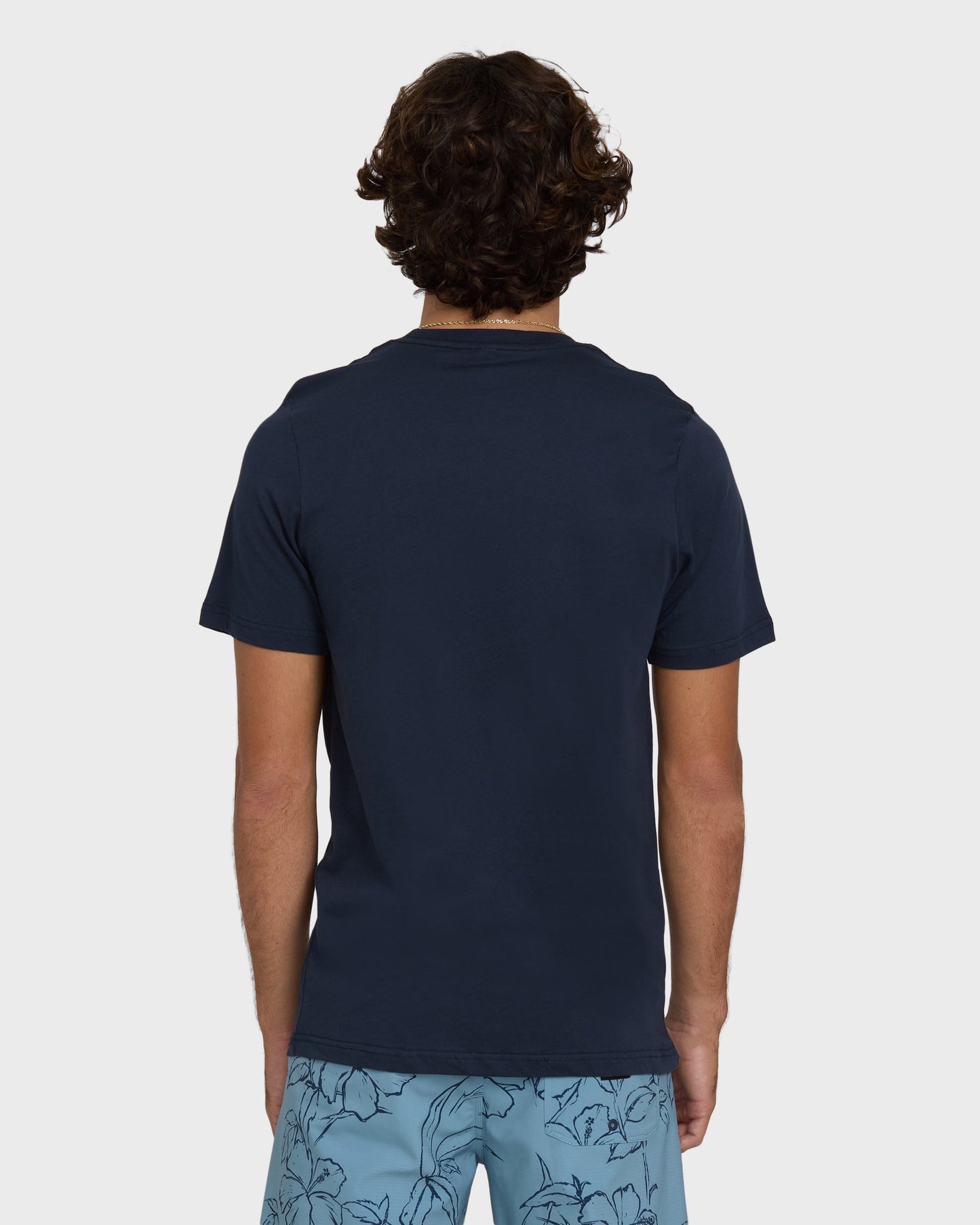 Haleiwa Palm Short Sleeve T-Shirt - Navy