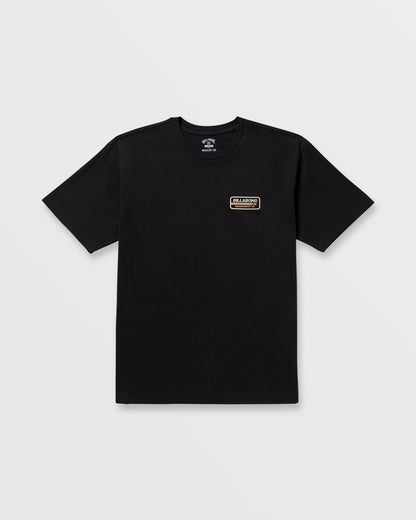 Walled Regular Tee - Black
