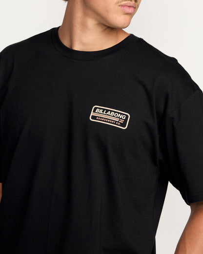 Walled Regular Tee - Black