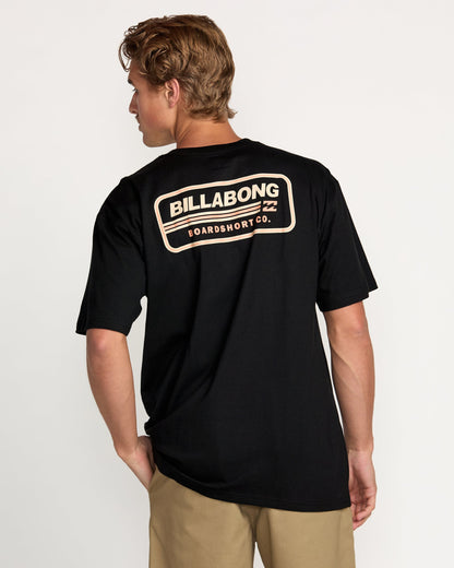 Walled Regular Tee - Black