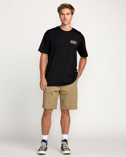 Walled Regular Tee - Black