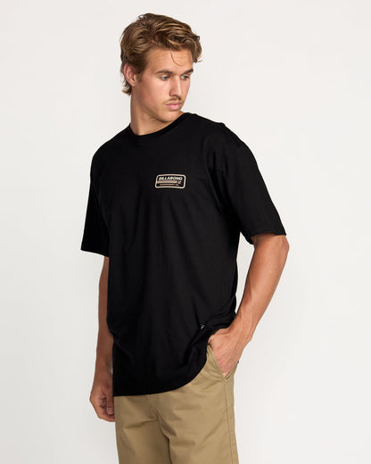 Walled Regular Tee - Black