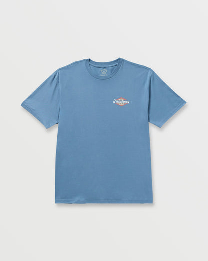 Walled Regular Tee - Carolina Blue