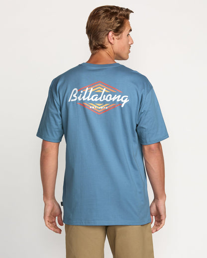 Walled Regular Tee - Carolina Blue