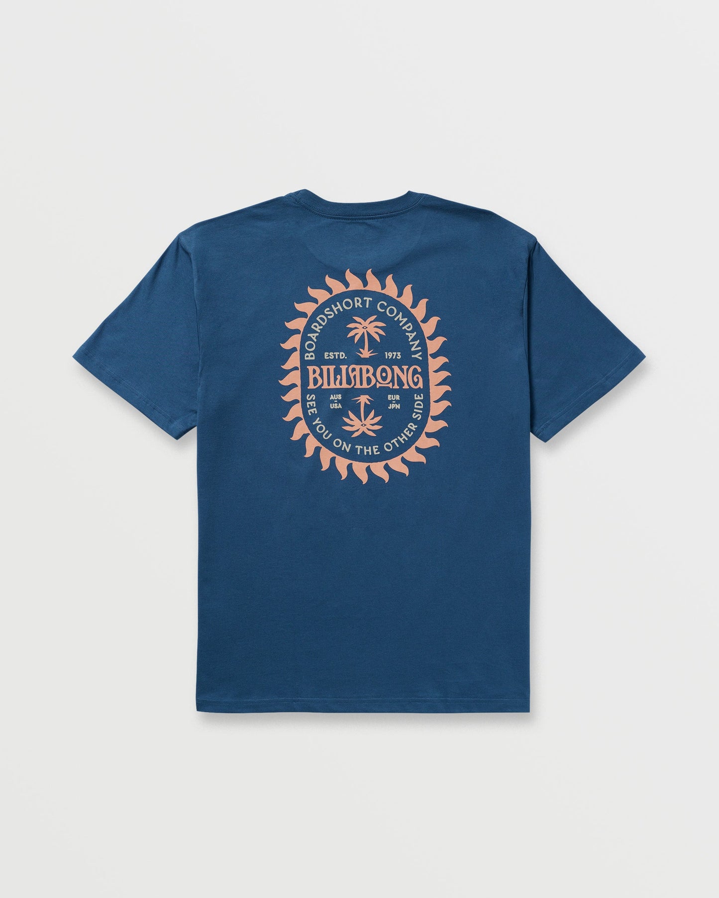 Sun Rays Regular Tee - Deep Blue
