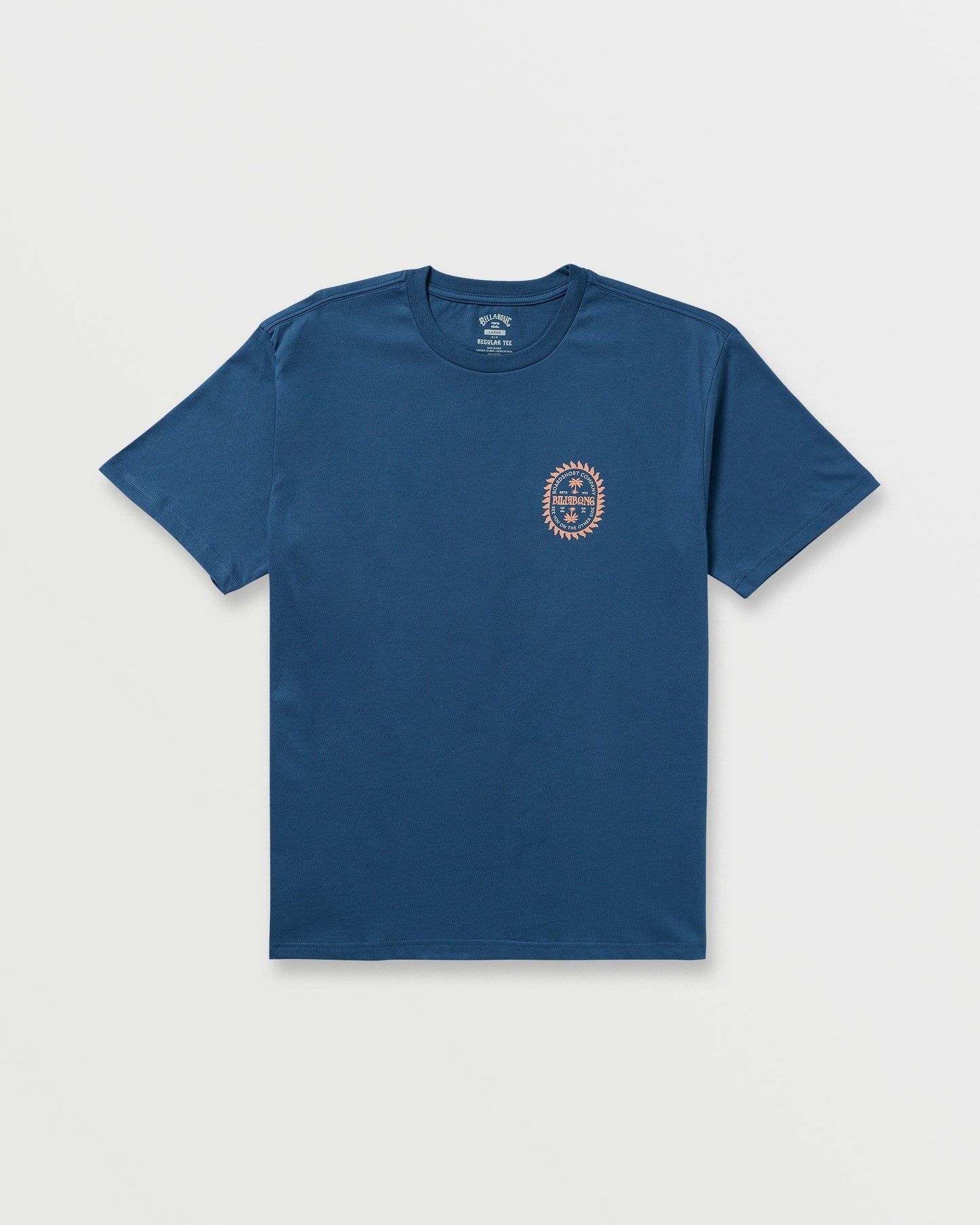 Sun Rays Regular Tee - Deep Blue