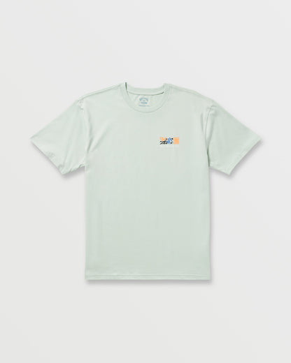 Segment Regular Tee - Ash Blue