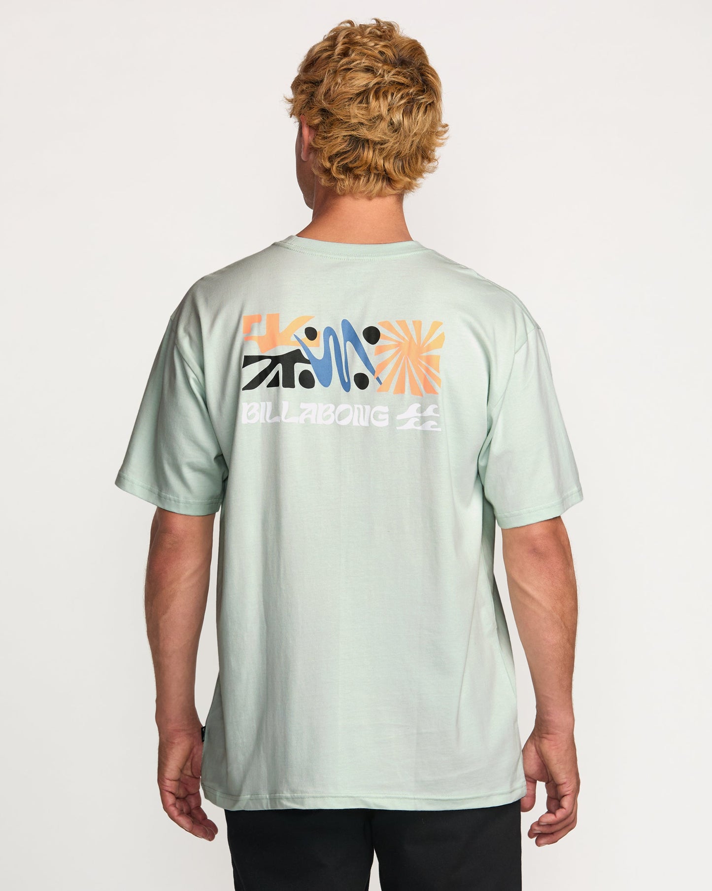 Segment Regular Tee - Ash Blue