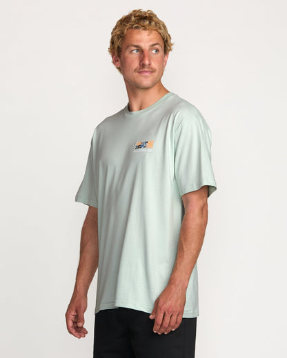 Segment Regular Tee - Ash Blue