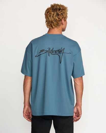 Bracket Script OG Tee - Carolina Blue