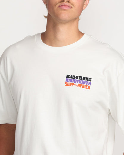 Billabong x Mami Wata Time Before Memory Regular Tee - Off White