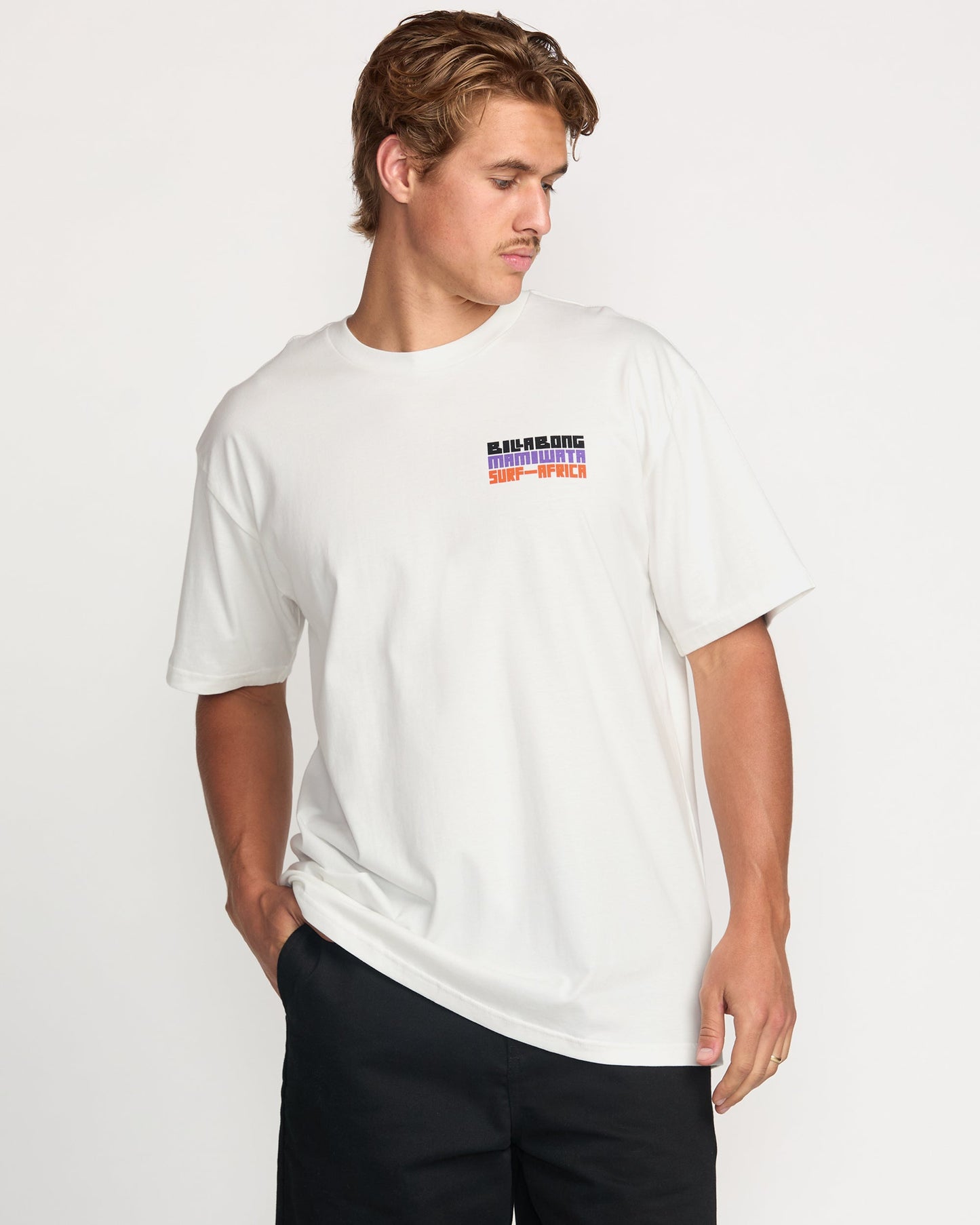 Billabong x Mami Wata Time Before Memory Regular Tee - Off White