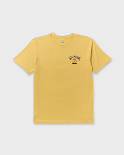 Arch Fade Premium Short Sleeve T-Shirt - Dust Yellow