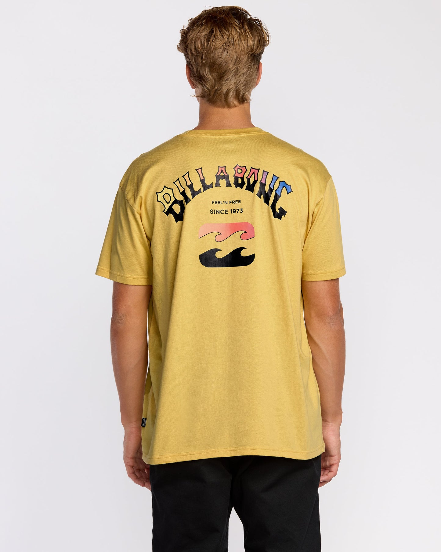 Arch Fade Premium Short Sleeve T-Shirt - Dust Yellow