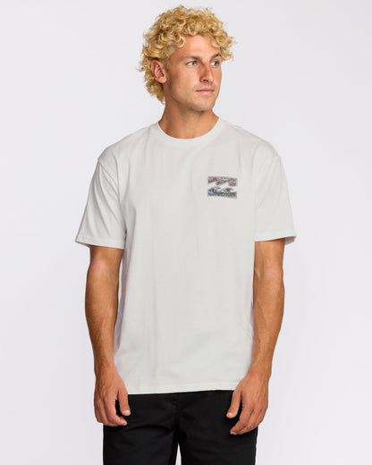 Crayon Wave Premium Short Sleeve T-Shirt - Off White