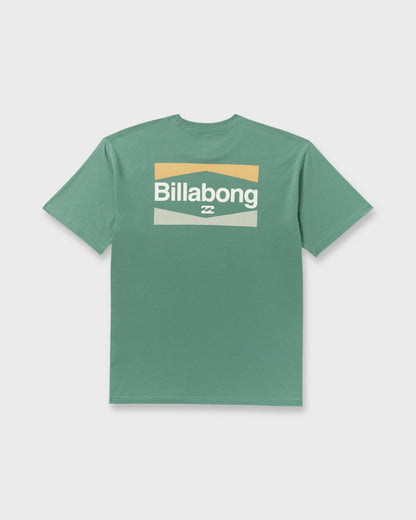 Walled Regular Short Sleeve T-Shirt - Sage Green