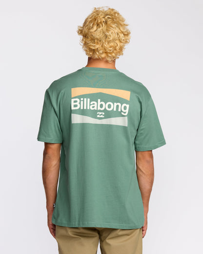 Walled Regular Short Sleeve T-Shirt - Sage Green