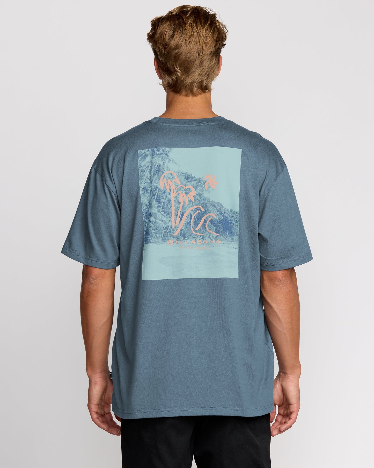 So Far Regular Short Sleeve T-Shirt - Steel Blue