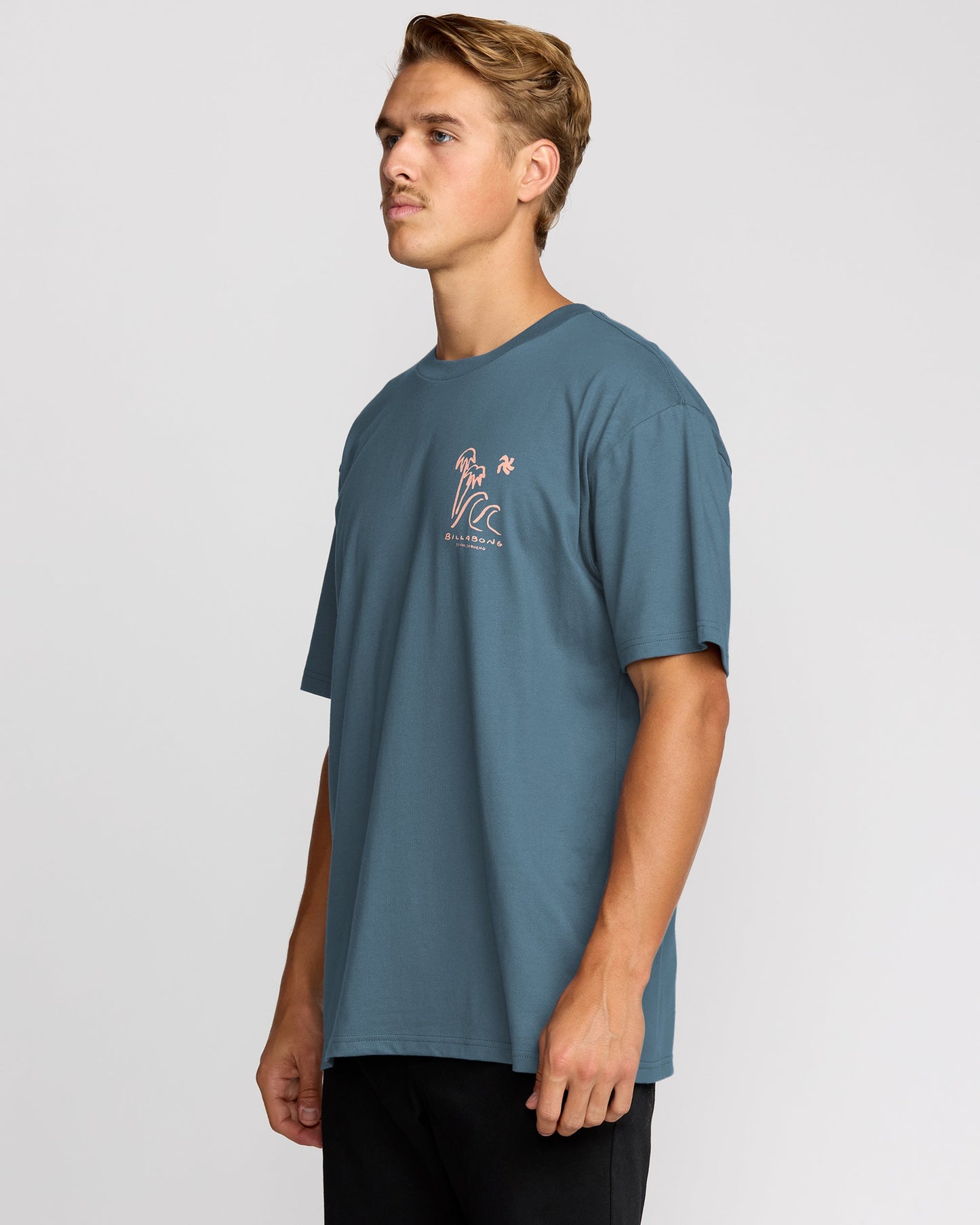 So Far Regular Short Sleeve T-Shirt - Steel Blue