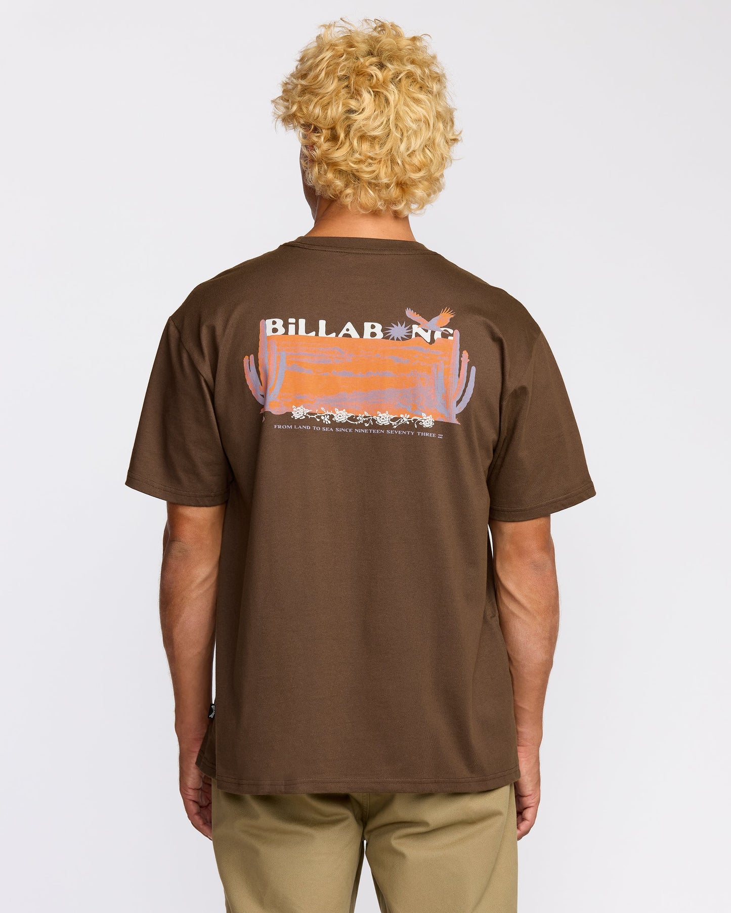 Land To Sea Regular Short Sleeve T-Shirt - Rustic Brown