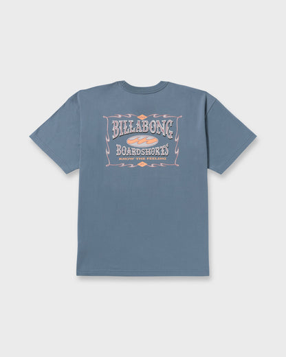 Double Spread OG Short Sleeve T-Shirt - Steel Blue