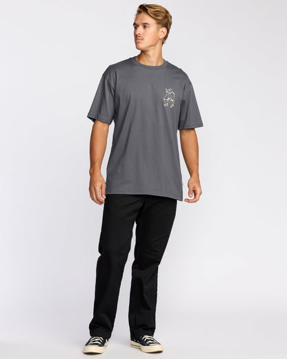 Up The Beach Regular Short Sleeve T-Shirt - Char