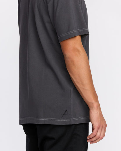 Bird Of Prey Garage OG Short Sleeve T-Shirt - Washed Black