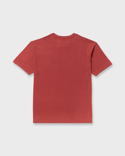 The Label Garage Regular Short Sleeve T-Shirt - Burnt Red