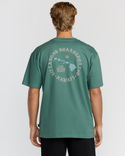 Aloha Island Hi Regular Short Sleeve T-Shirt - Sage Green