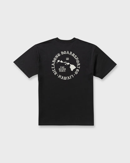 Aloha Island Hi Regular Short Sleeve T-Shirt - Washed Black