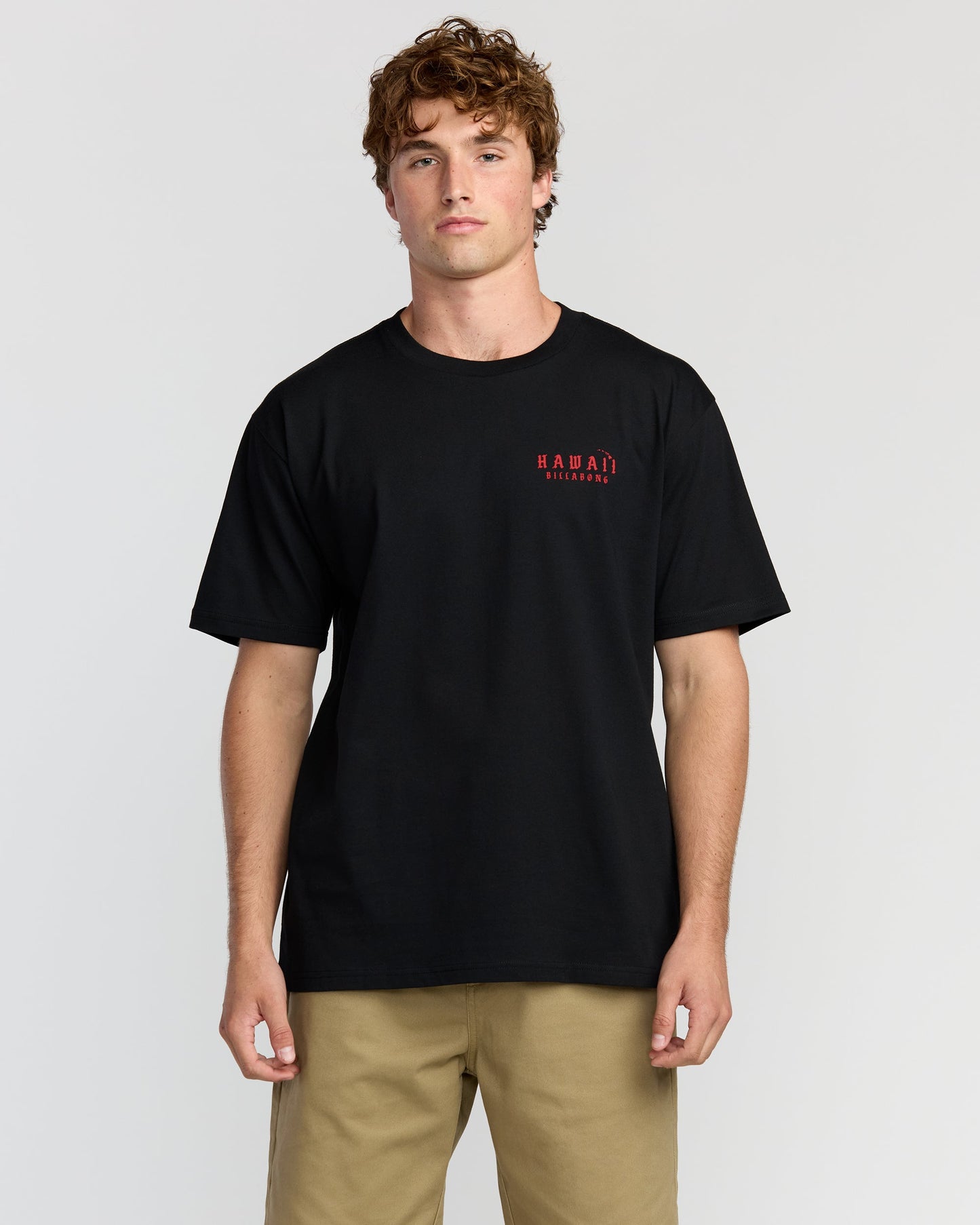 Skull Wave Hi Regular Short Sleeve T-Shirt - Black